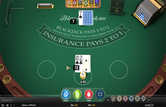 The Blackjack Multihand Game by Play'n'Go