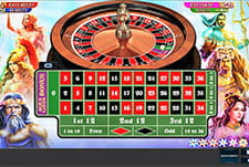 La roulette Age of the Gods del portfolio Titanbet casinò