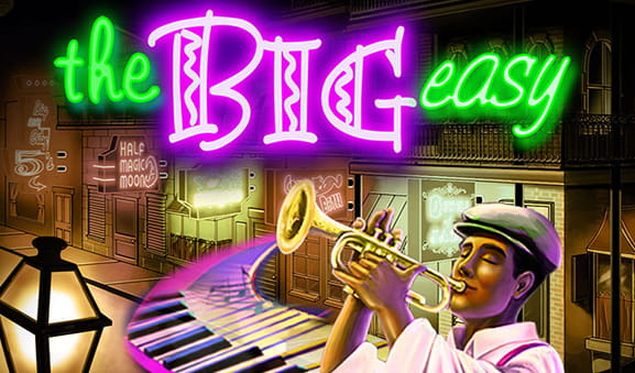 Il logo della slot The Big Easy prodotta da IGT.