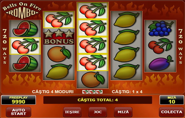 Slot online Bells on Fire Rombo de la Amanet soft