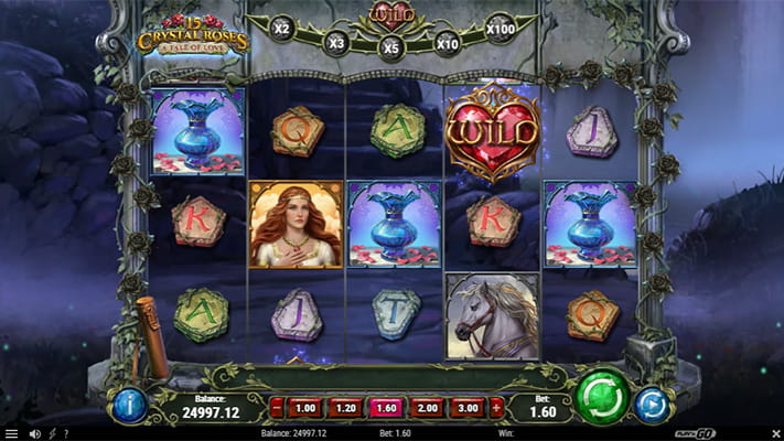 5 Crystal Roses Tale of Love slot cu trandafiri