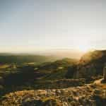 An undeveloped landscape of cliffs in Catalonia, Spain.